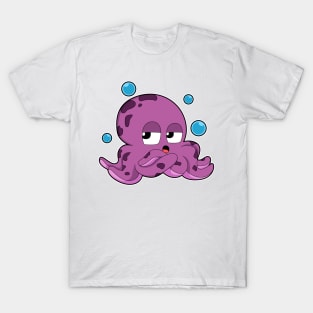 Octopus with Air bubbles T-Shirt